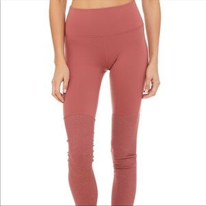 ALO Yoga High Waist Goddess Leggings -Dusty Rose